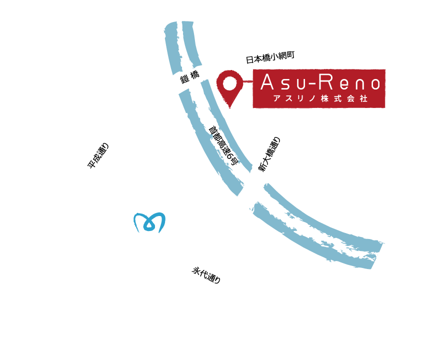 ASU-RENO アスリノ株式会社-map